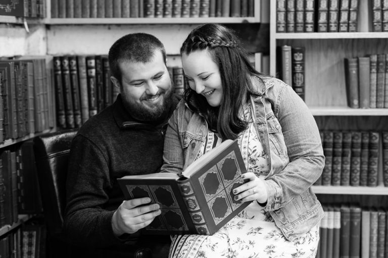 Spring Book Barn Engagement Session