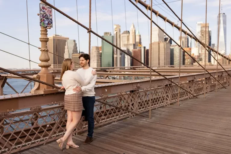 E&L: Brooklyn Bridge Engagement Session